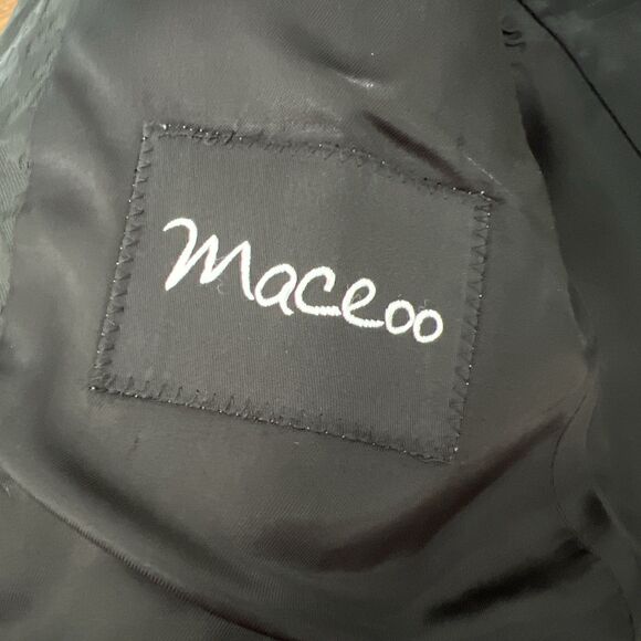 Maceoo Men’s Jacket Blazer, Black Floral, Size 42 Sports Coat - Picture 6 of 9